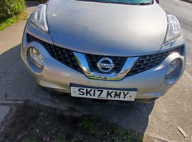 Nissan Juke, 2017 (17) Silver Hatchback, Manual Diesel, 56,792 miles