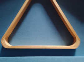 Snooker wooden triangle.