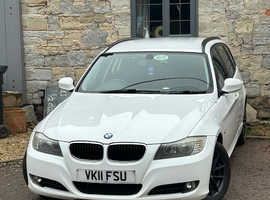 BMW 3 Series, 2011 (11) white estate, Manual Petrol, 129,100 miles