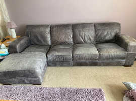 Grey 4 seater sofa