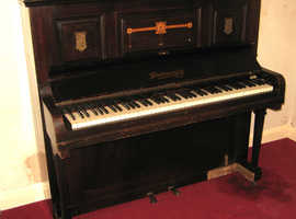 Upright piano and stool by Dallinson & co