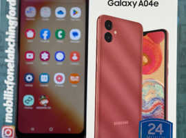Special Offer Samsung Galaxy A04e Copper 32GB 3GB RAM Dual Sim Unlocked Android Version 14 Like New With Box