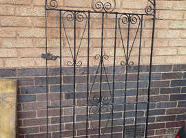 Metal garden gate