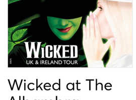 2 x Wicked Tickets - Bradford Theatre