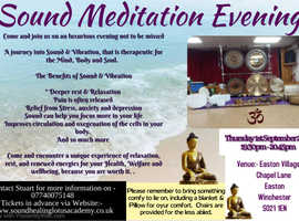 WINCHESTER - Wellness & Wellbeing - Sound Meditation Evening