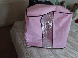 Soft storage bags for towels, bed linen, jumpers etc