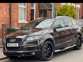 Audi Q7, 2006 (56) Black Estate, Automatic Diesel, 165,311 miles