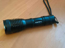 Vansky Police Torch Flashlight Super Bright Adjustable Zoom Focus Waterproof Outdoor Camping light