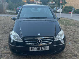 Mercedes A-CLASS, 2008 (08) Black Hatchback, Cvt Petrol, 73,088 miles