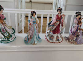 Lena liu Danbury mint Japanese figurines