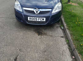 Vauxhall Zafira, 2009 (09) Blue MPV, Automatic Diesel, 49,112 miles
