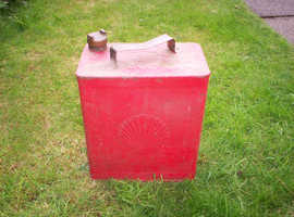 vintage shell petrol can