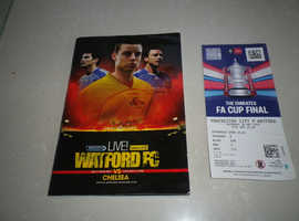 Watford FC Programme & Ticket Stub