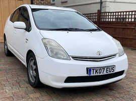 Toyota Prius, 2007 (07) White Hatchback, Cvt Petrol Hybrid, 144,000 miles