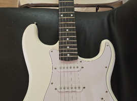 Two electric guitars with amp - accessories