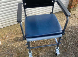 Invacare Chair commode with wheels