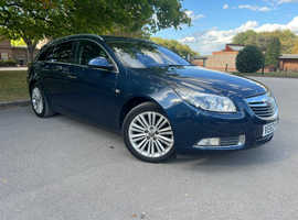 Vauxhall Insignia, 2012 (62) Blue Estate, Manual Diesel, 117,000 miles