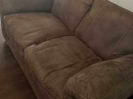 Sofa and 2 chairs SCS suede material