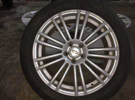 18" alloy wheels full set
