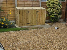 Garden bin storage