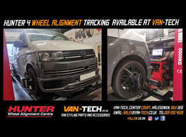 Commercial and Leisure Van Hunter Hawkeye 4 Wheel Alignment (Tracking) Available at Van-Tech