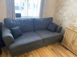 DFS sofa  -two seater material -grey