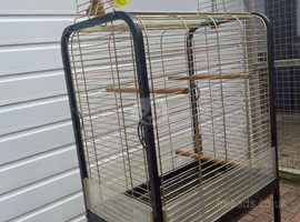 LARGE BRASS PARROT CAGE