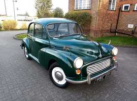 Morris Minor, 1958 (Q) green saloon, Manual Petrol, 88000 miles