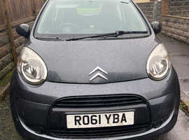 Citroen C1, 2011 (61) Grey Hatchback, Manual Petrol, 75,616 miles