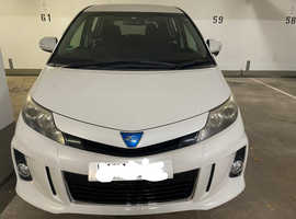 Toyota ESTIMA HYBRID AHR20 AUTOMATIC, 2024 (24) white hatchback, Automatic Petrol hybrid, 115700 miles