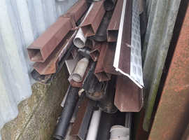 Plastic guttering and clips