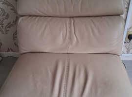 Leather reclining chair