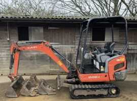 mini digger hire with or without operator
