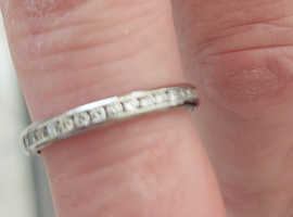 platinum and diamond ring