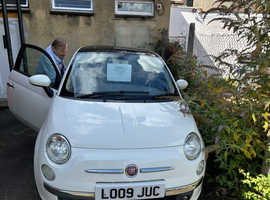 Fiat 500, 2009 (09) White Hatchback, Manual Petrol, 123,392 miles