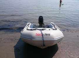 INFLATABLE DINGHY HONWAVE T27 2.7M WITH YAMAHA 3.5HP SHORT SHAFT OUTBOARD