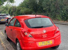 Vauxhall Corsa, 2012 (61) Red Hatchback, Manual Petrol, 77,160 miles