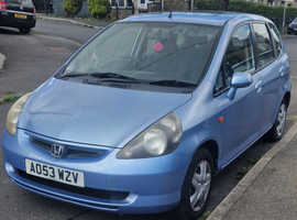 Honda Jazz, 2003 (53) Blue Hatchback, Cvt Petrol, 141,421 miles