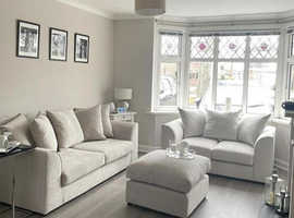 Family-Friendly Corner Sofa - 3 & 2 Seater with Added Comfort