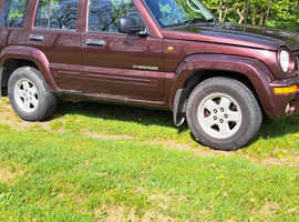 Jeep Cherokee, 2004 (04) Red Estate, Automatic Diesel, 135,627 miles