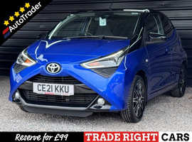 Toyota Aygo, 2021 (21) Blue Hatchback, Manual Petrol, 11,057 miles