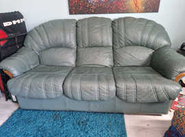Leather Sofa & armchair