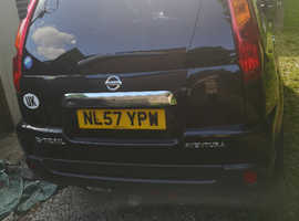 Nissan X-TRAIL, 2007 (57) Black Estate, Manual Diesel, 172,000 miles