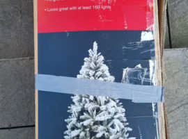 7ft Snow Storm Christmas Tree