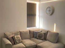 Plush L shape CORNER sofa 3/2 CORNER sofa set