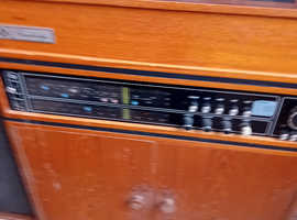 Vintage radiogram, record player