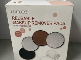 New reusable makeup remover pads and headband