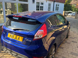 Ford Fiesta, 2017 (17) Blue Hatchback, Manual Petrol, 44,747 miles