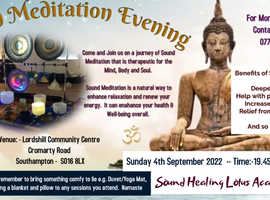 SOUTHAMTPON - Wellness & Wellbeing - Sound Meditation Evening