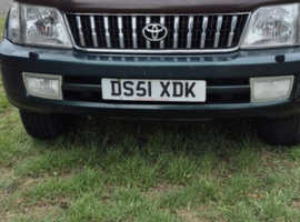 Toyota LAND CRUISER COLORADO, 2001 (51) Green Estate, Manual Diesel, 214,038 miles